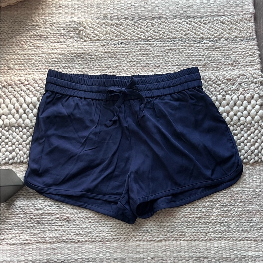 Wilfred Free Navy Shorts with Pockets